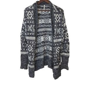 Aeropostale Cotton Blend Open Front Sweater